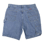 WRANGLER Mens Shorts Blue Casual Denim L W36 Classic Cotton Blend