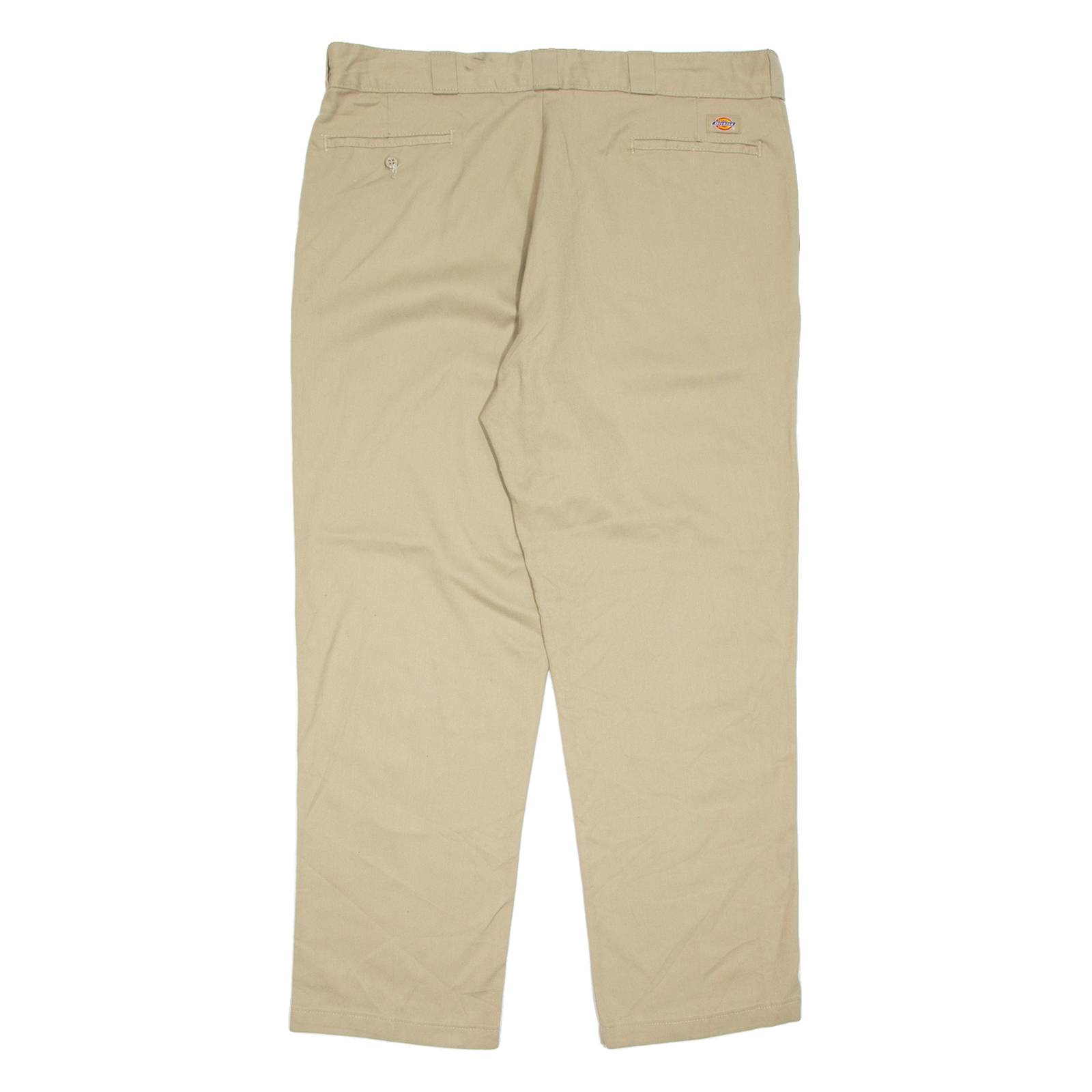 DICKIES Chino Mens Trousers Beige Regular Straight W42 L32