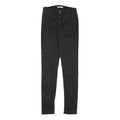 LEVI'S Womens Slim Black Skinny Denim Medium W24 L29 Stretch Zip Jeans