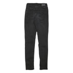 LEVI'S Womens Slim Black Skinny Denim Medium W24 L29 Stretch Zip Jeans