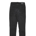 LEVI'S Womens Slim Black Skinny Denim Medium W24 L29 Stretch Zip Jeans