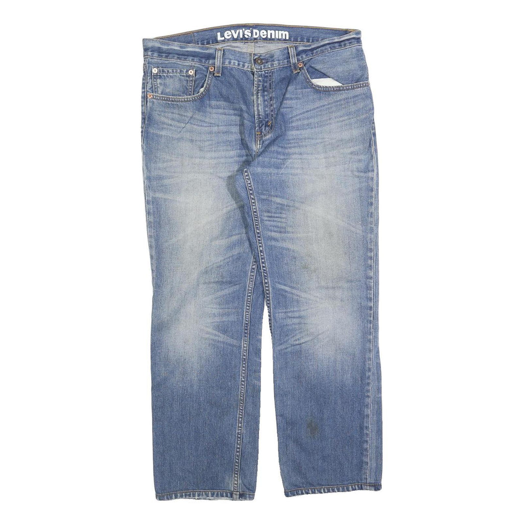LEVI'S 503 Mens Jeans Blue Regular Straight Denim Medium W36 L28 Classic Fit