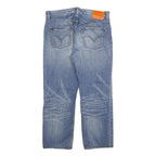 LEVI'S 503 Mens Jeans Blue Regular Straight Denim Medium W36 L28 Classic Fit