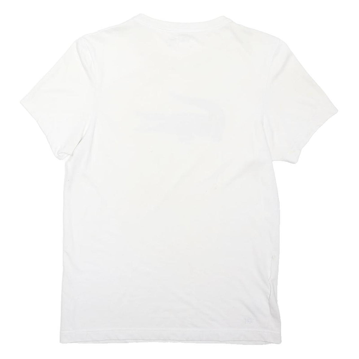 LACOSTE Mens White Black Large Crocodile Graphic Crew Neck Short Sleeve S