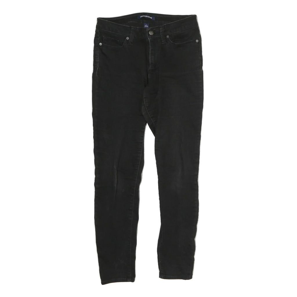 CALVIN KLEIN JEANS Mens Black Slim Skinny Denim Light W28 L29 Stylish