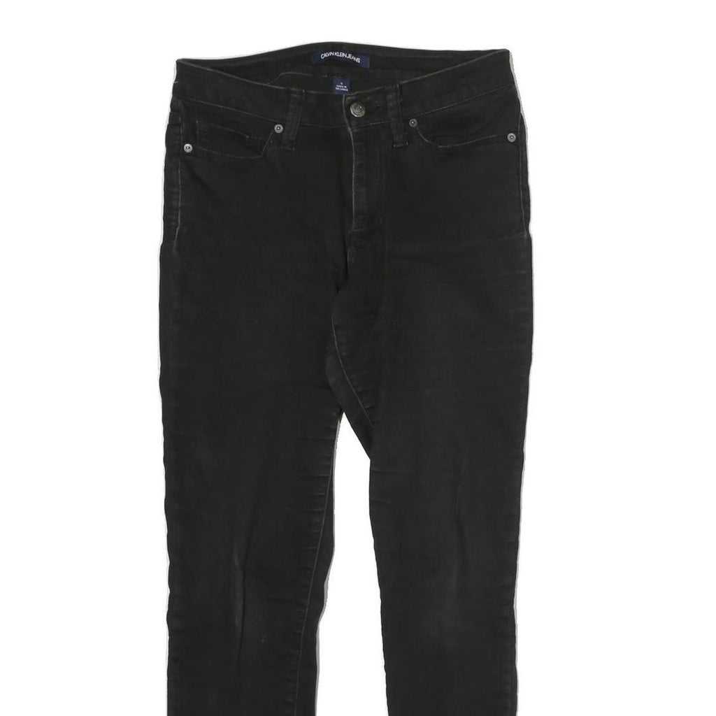 CALVIN KLEIN JEANS Mens Black Slim Skinny Denim Light W28 L29 Stylish