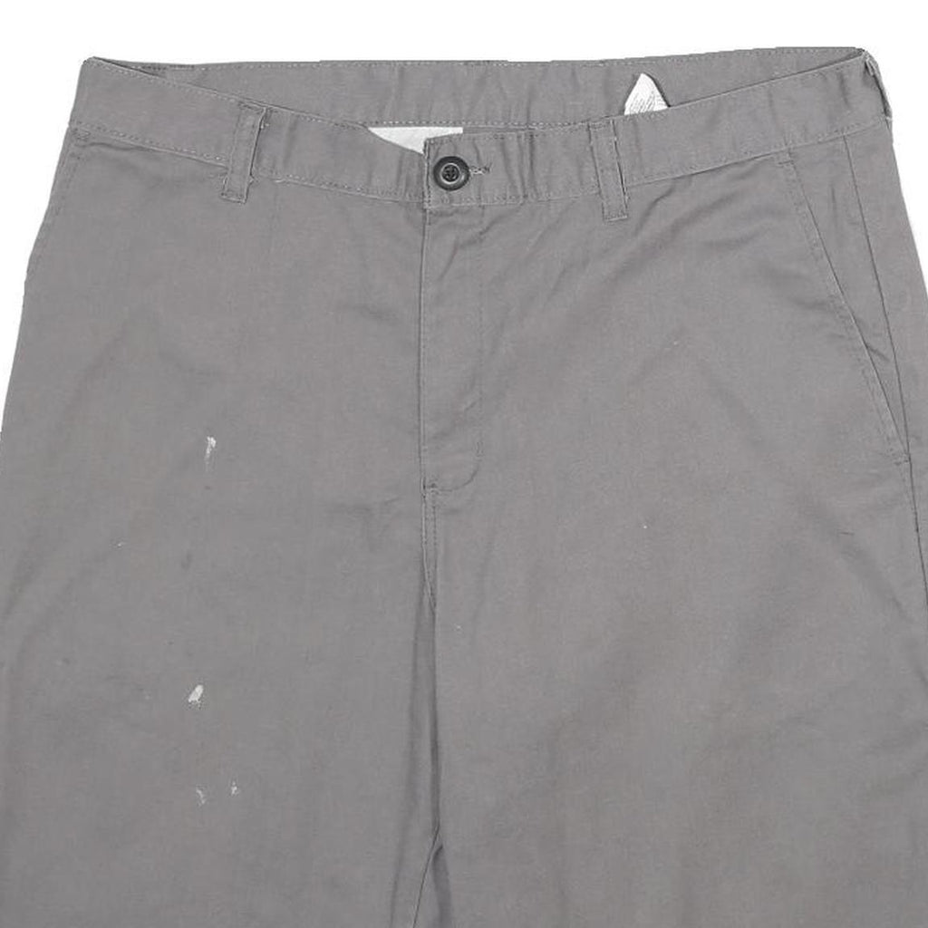 DICKIES Mens Shorts Grey Casual Regular L W34 Durable Workwear