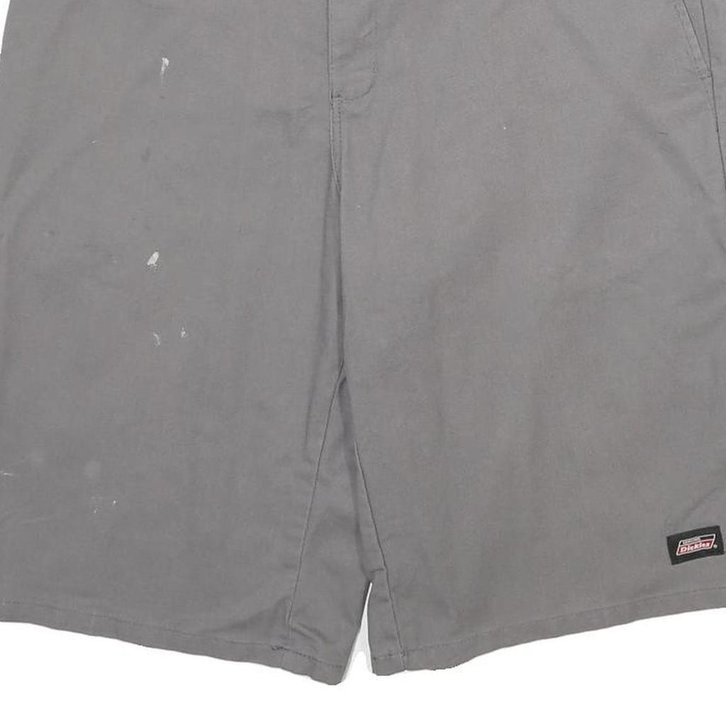 DICKIES Mens Shorts Grey Casual Regular L W34 Durable Workwear