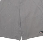 DICKIES Mens Shorts Grey Casual Regular L W34 Durable Workwear