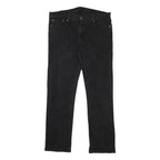 LEVI'S 514 Slim Mens Jeans Black Slim Straight Denim Medium W40 L34 Authentic