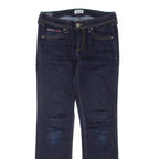 TOMMY HILFIGER Womens Jeans Blue Regular Straight W26 L27