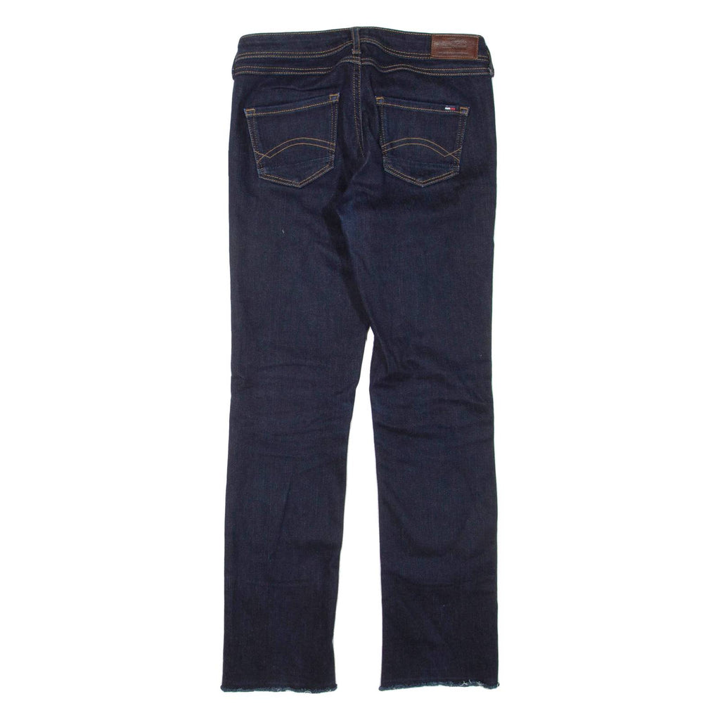 TOMMY HILFIGER Womens Jeans Blue Regular Straight W26 L27