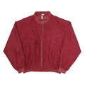 SILVERWOODS Mens Maroon Zip Jacket XL Polyester Blend Casual Lightweight