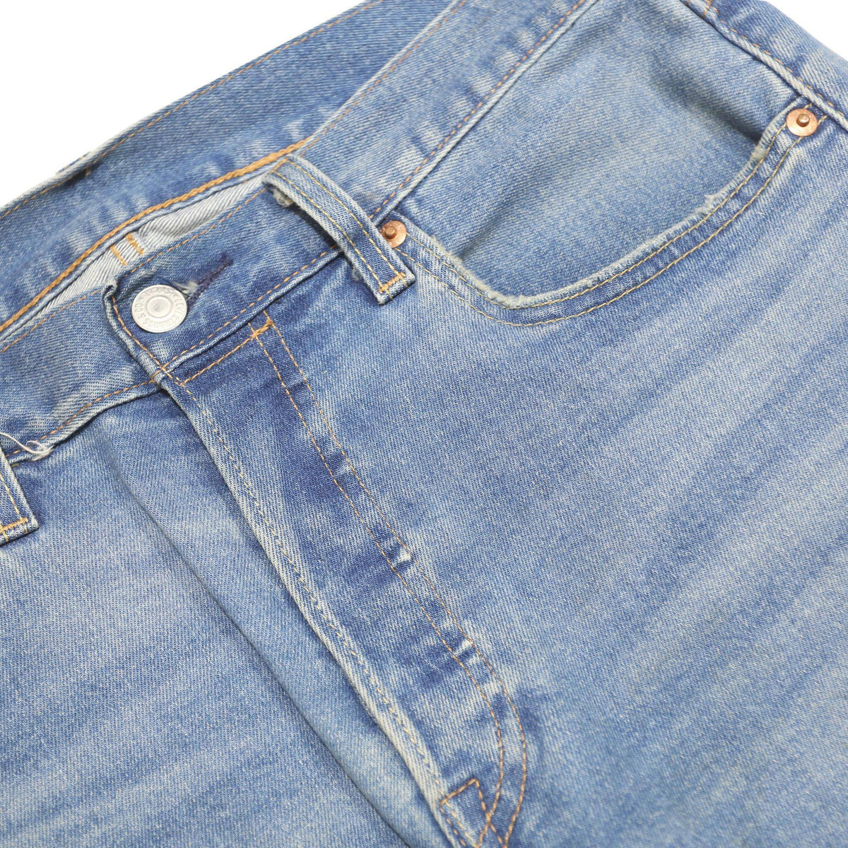 LEVI'S 501 BIG E Mens Jeans Blue Regular Straight Denim Light W31 L32 Classic