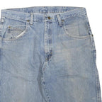 WRANGLER Mens Denim Blue Casual Shorts L W36 Classic Cotton Blend Comfortable