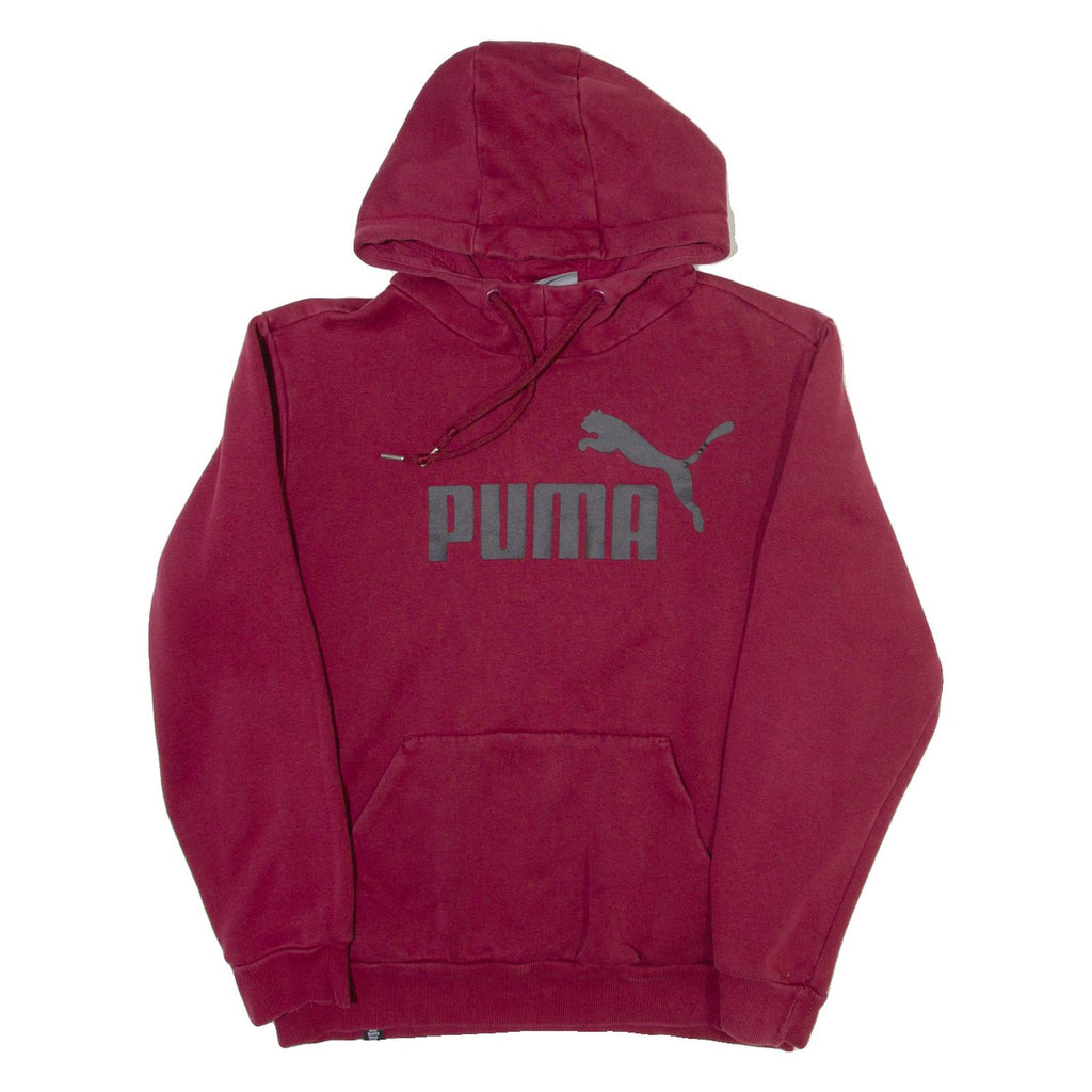 PUMA Mens Maroon Hoodie S
