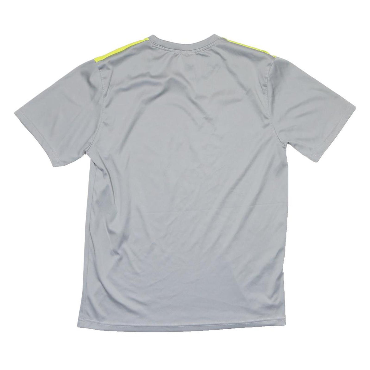 PUMA Mens Grey & Yellow Sports T-Shirt 2XL Short Sleeve Crew Neck Breathable