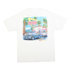 IN-N-OUT BURGER Mens White Graphic T-Shirt L Short Sleeve Crew Neck Casual
