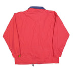 FIVE SEASONS Mens Red & Blue Outdoor Jacket XL Polyester Blend Plain Zip