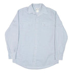 WRANGLER Mens Blue Shirt XL Casual Cotton Blend Long Sleeve Button Closure