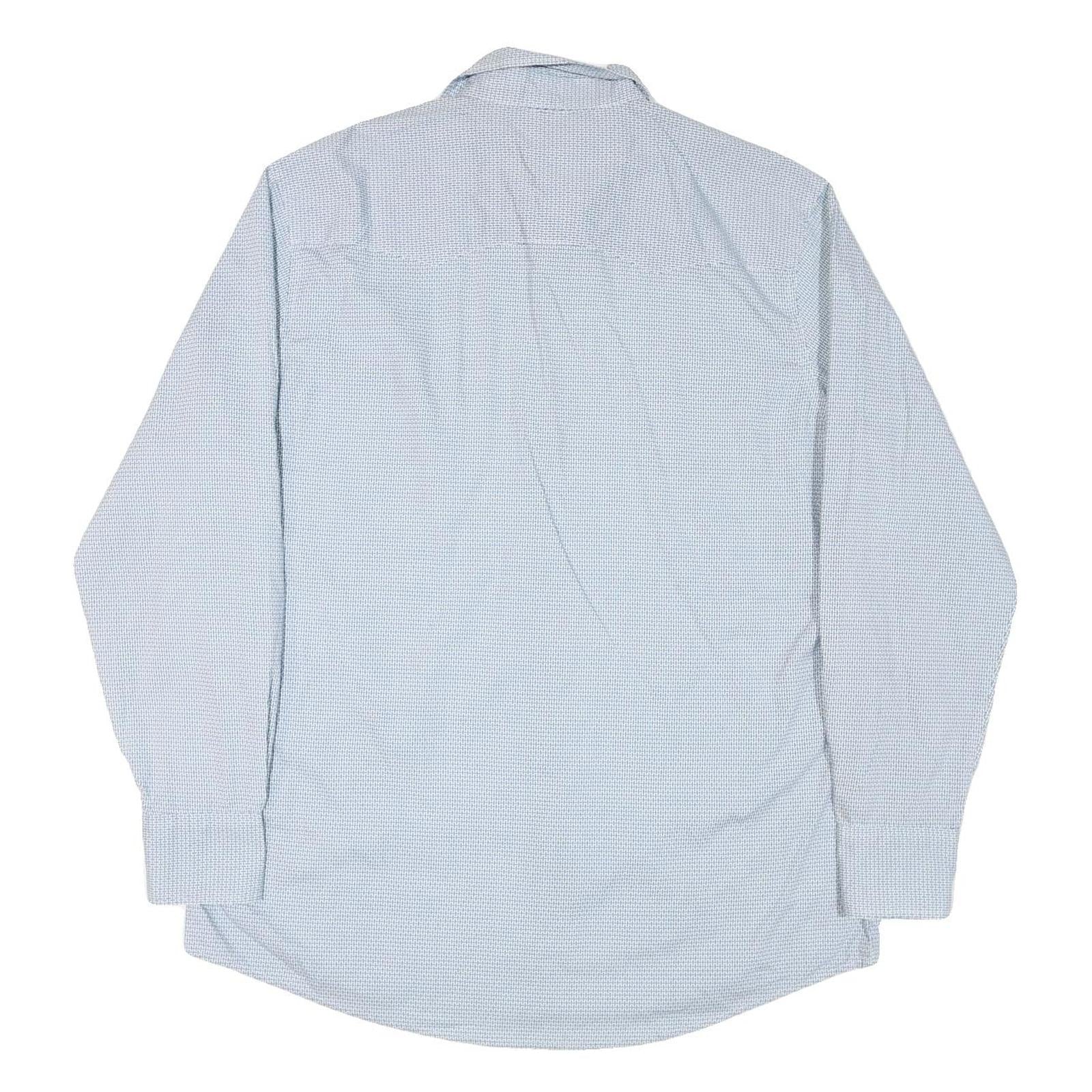 WRANGLER Mens Blue Shirt XL Casual Cotton Blend Long Sleeve Button Closure