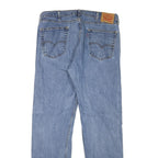 LEVI'S 505 Mens Regular Fit Straight Denim Medium W36 L33 Classic Zip Jeans