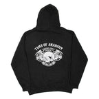 AWD Grim Reaper Skulls Mens Black Hoodie XL