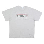PORT & COMPANY Mens Grey Simpson University Alumni Graphic T-Shirt XL Short