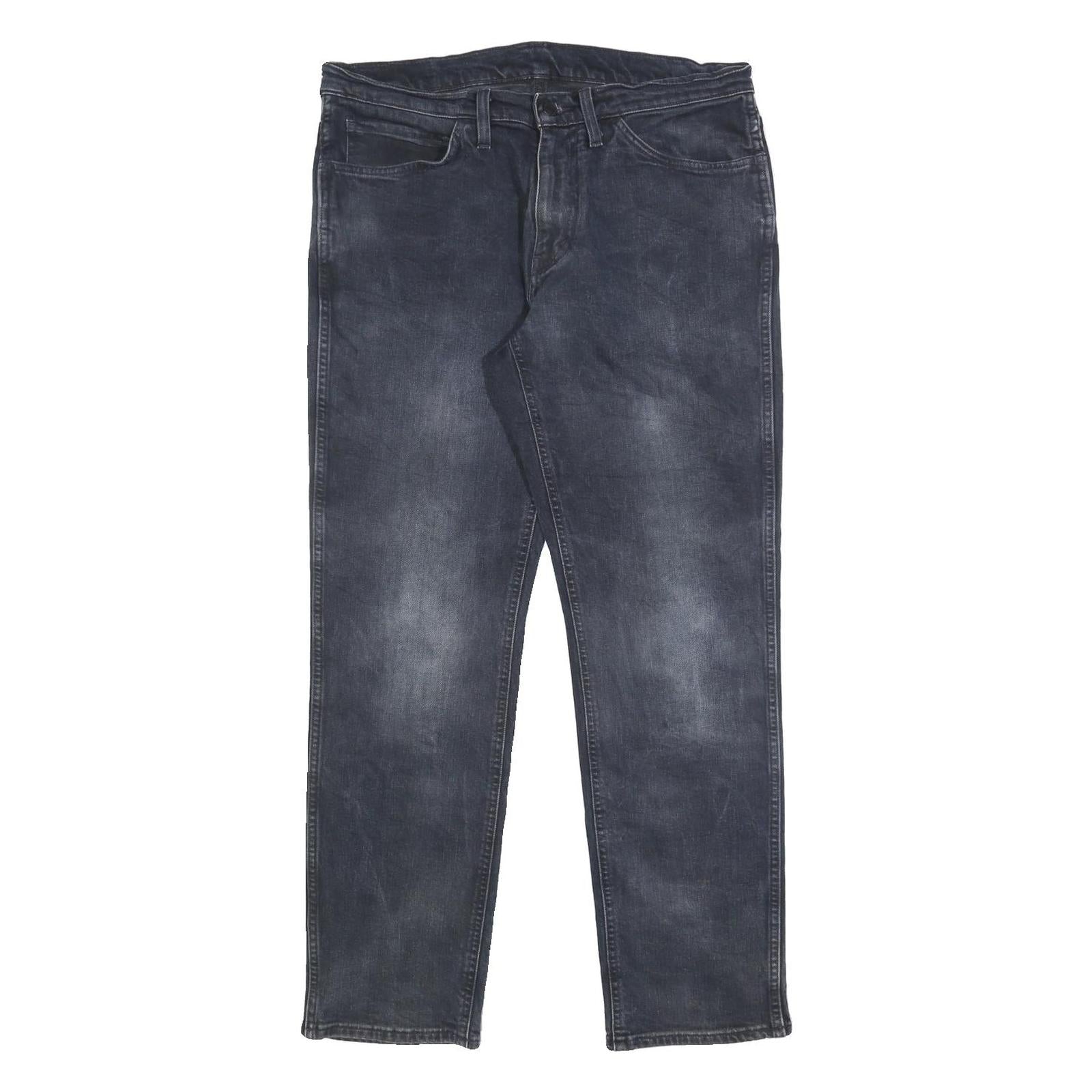 LEVI'S 541 Mens Slim Jeans Blue Denim Medium W33 L29 Cotton Blend Zip