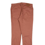 TIMBERLAND Mens Cotton Salmon Slim Straight Trousers W32 L32 Casual Stylish