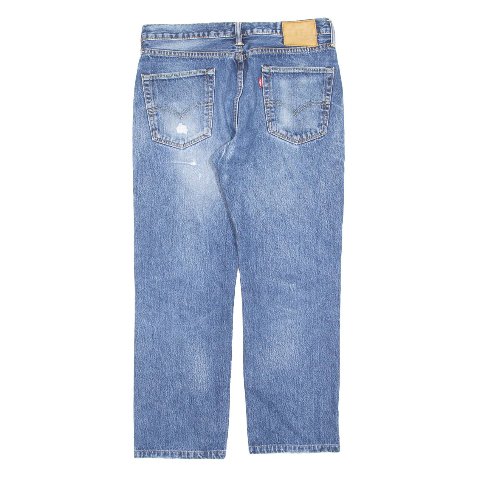LEVI'S 514 Jeans Mens Blue Regular Straight W33 L25