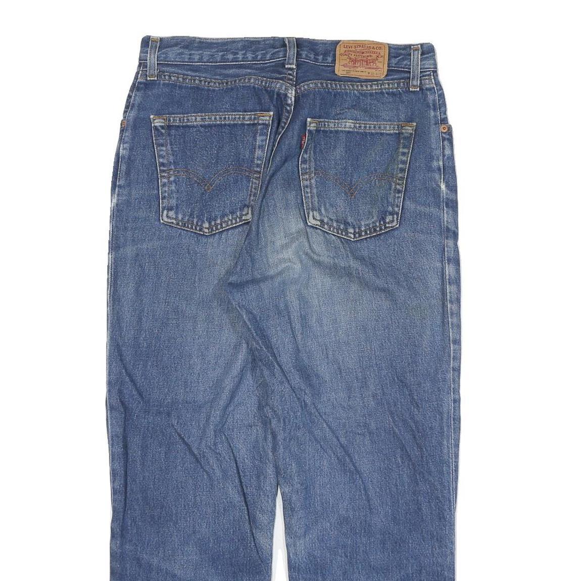 LEVI'S 901 Womens Jeans Blue Regular Straight Denim Medium W30 L25 Classic Fit