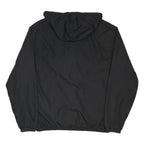 FILA Mens Black Zip Jacket XL Polyester Blend Plain Hooded Casual Sportswear