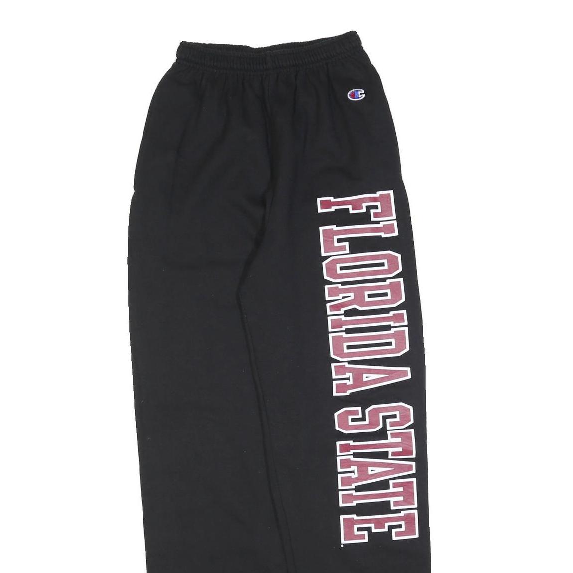 CHAMPION Womens Joggers Black Florida State Slim Tapered S W20 L30 Cotton Blend