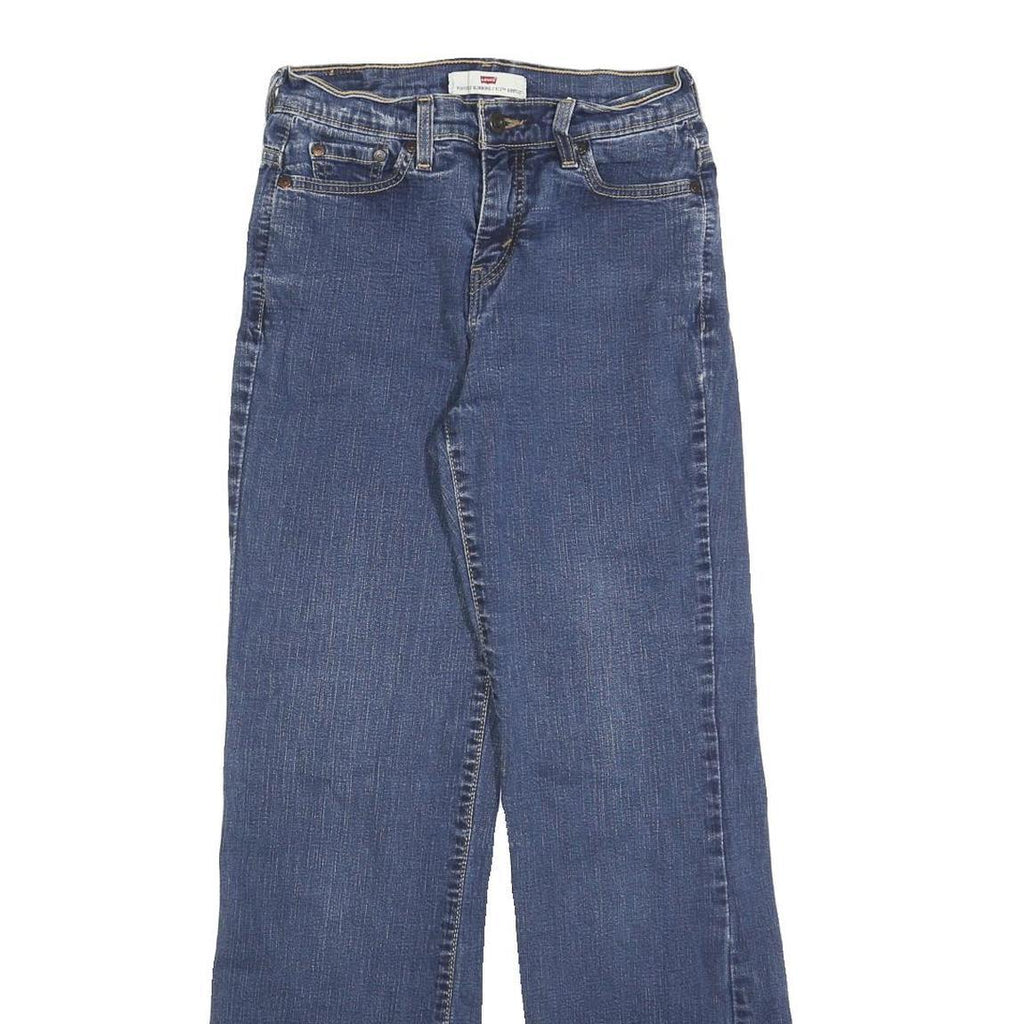 LEVI'S 512 Bootcut Womens Jeans Blue Slim Denim W26 L30 Classic Fit
