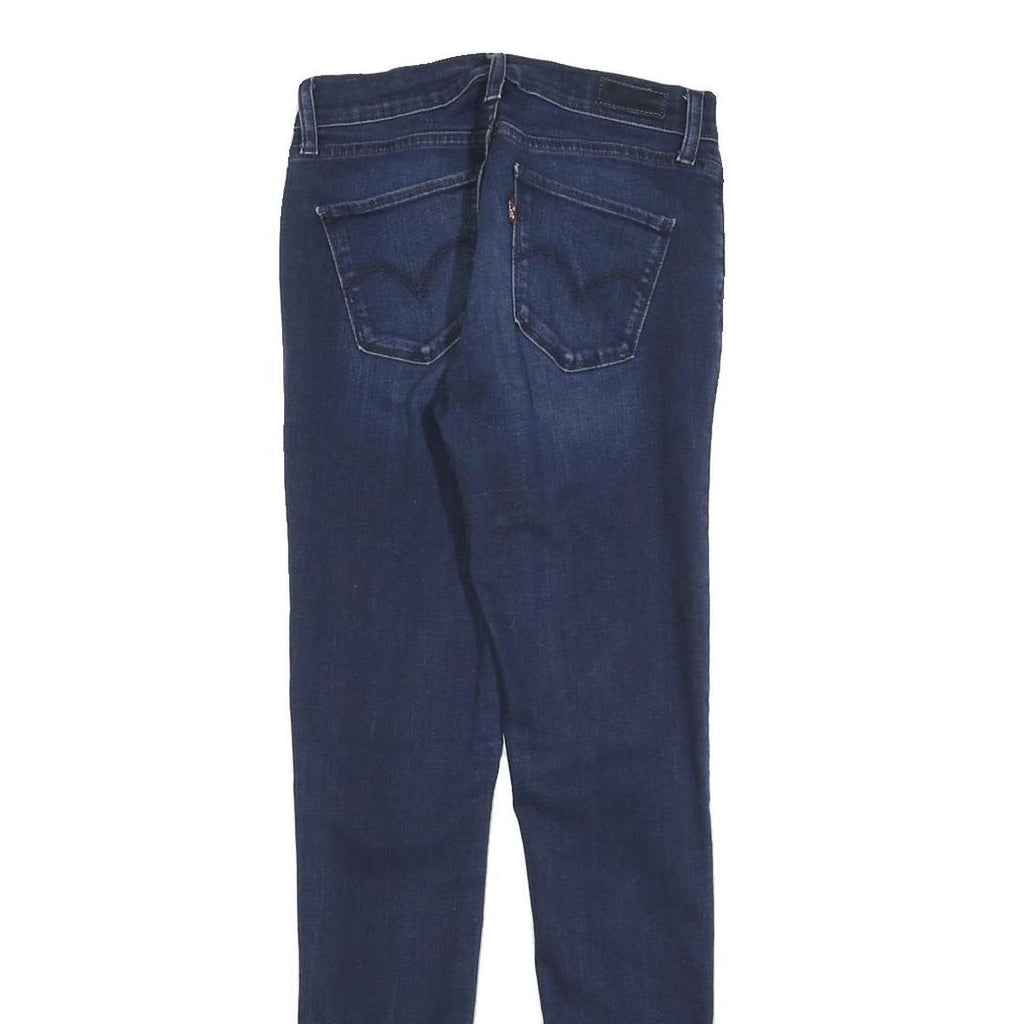 LEVI'S Womens Jeans Blue Slim Skinny Denim Medium W26 L30 Stylish Zip Closure