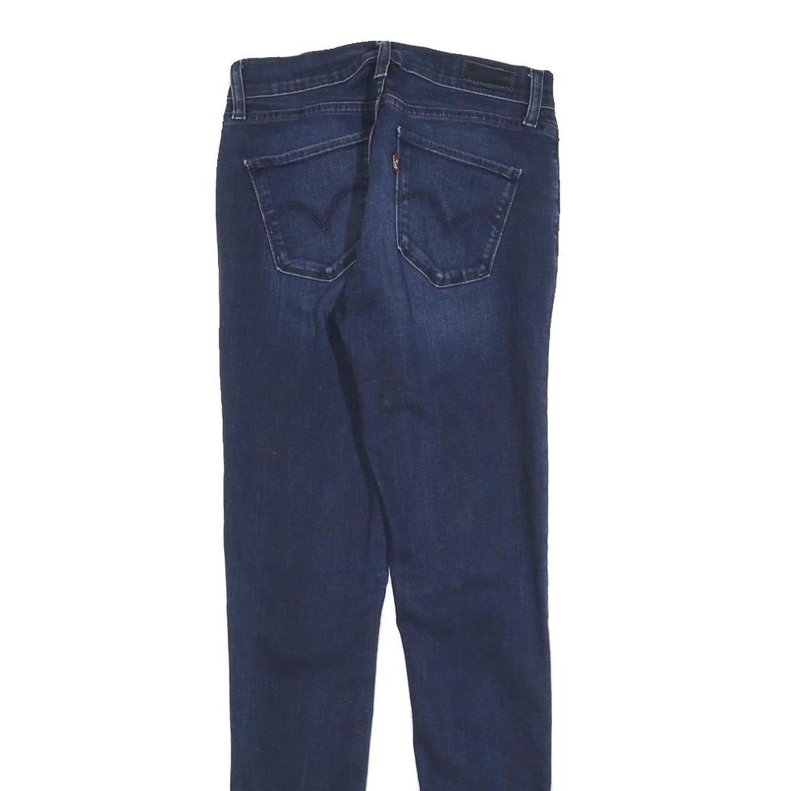 LEVI'S Womens Jeans Blue Slim Skinny Denim Medium W26 L30 Stylish Zip Closure