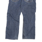 CARHARTT Mens Blue Regular Fit Straight Denim Jeans W32 L26 Button Closure