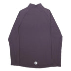 GYM & COFFEE Mens Black 1/4 Zip M Nylon Sleeve Sweatshirt Activewear