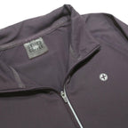 GYM & COFFEE Mens Black 1/4 Zip M Nylon Sleeve Sweatshirt Activewear