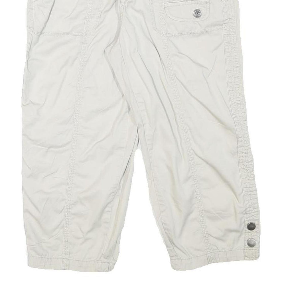 STYLE AND CO Womens Shorts White Casual Cotton Blend M W30 Functional Pockets