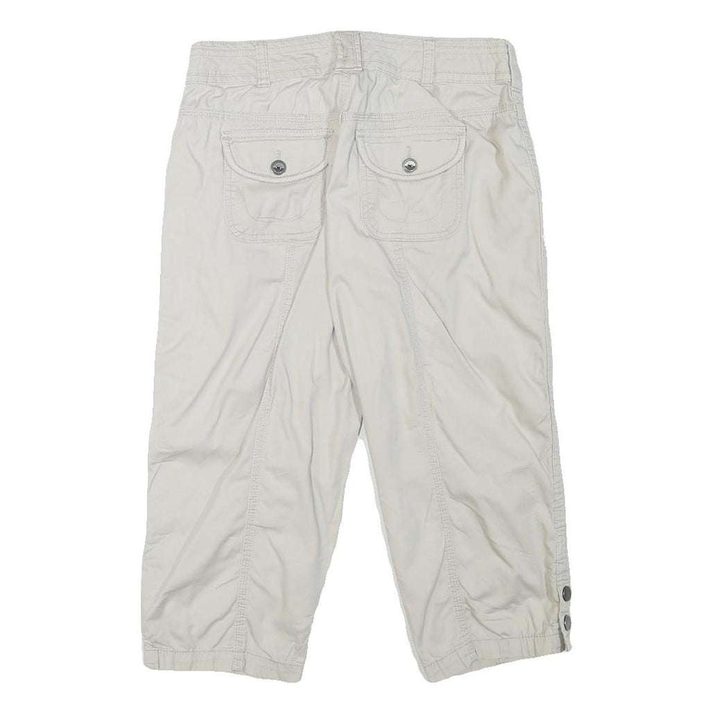 STYLE AND CO Womens Shorts White Casual Cotton Blend M W30 Functional Pockets