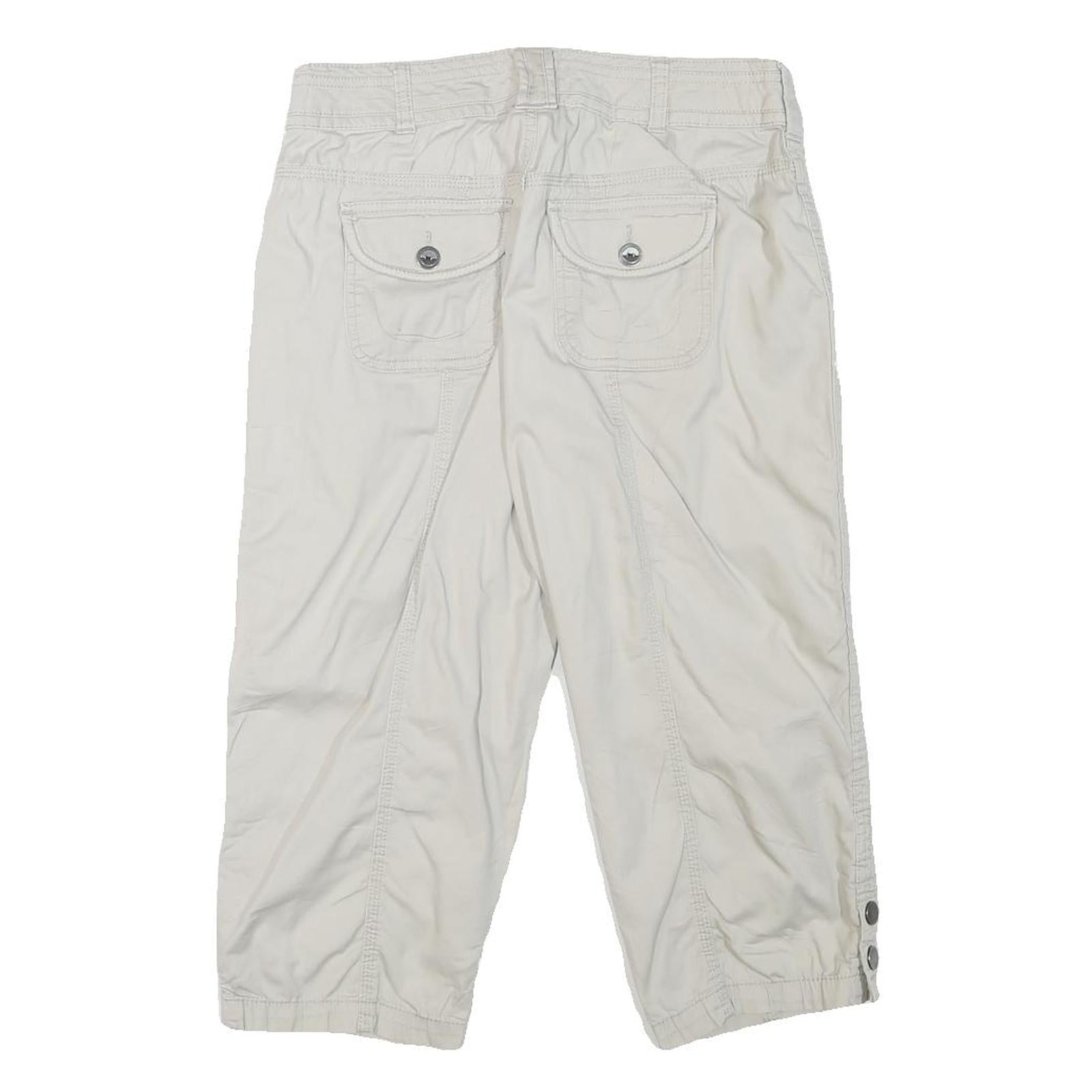 STYLE AND CO Womens Shorts White Casual Cotton Blend M W30 Functional Pockets