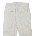 STYLE AND CO Womens Shorts White Casual Cotton Blend M W30 Functional Pockets