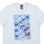 ADIDAS Oversized Mens T-Shirt Blue S