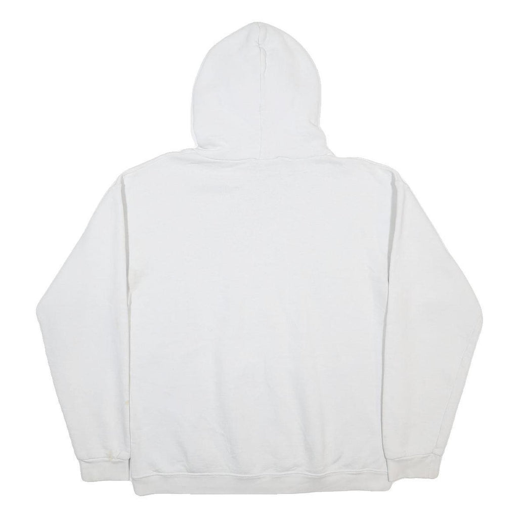 ALSTYLE AMERICAN APPAREL Mens White Indiana University Hoodie M Cotton Blend