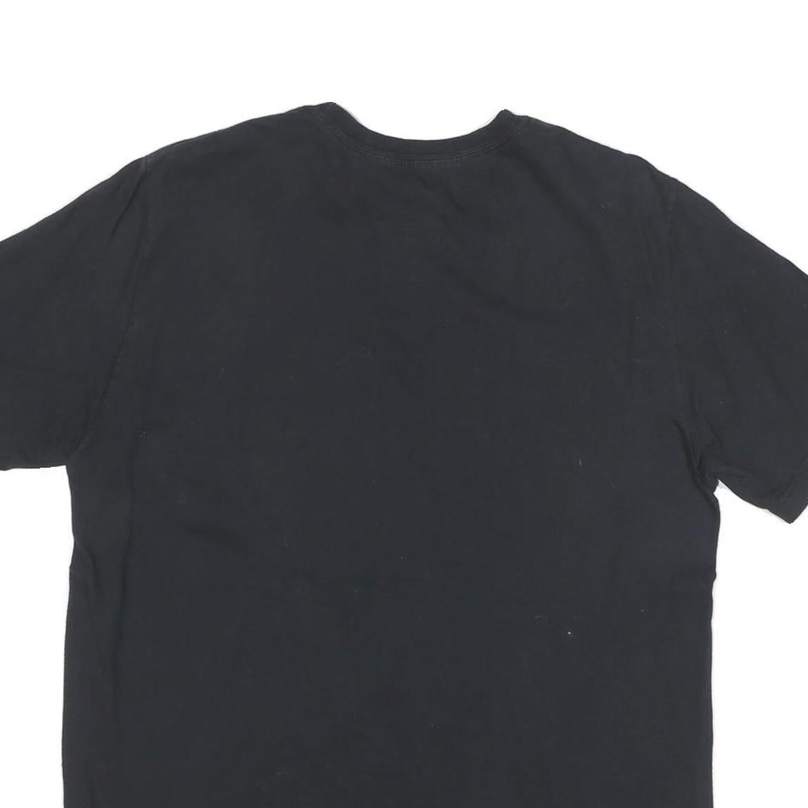 NIKE Mens Black Just Win Baby Graphic T-Shirt L Short Sleeve Crew Neck Cotton