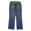 KANGOL Womens Jeans Blue Regular Bootcut Stone Wash W31 L32