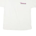 HANES Mens White Wandervogel Graphic T-Shirt L Short Sleeve Crew Neck Vintage