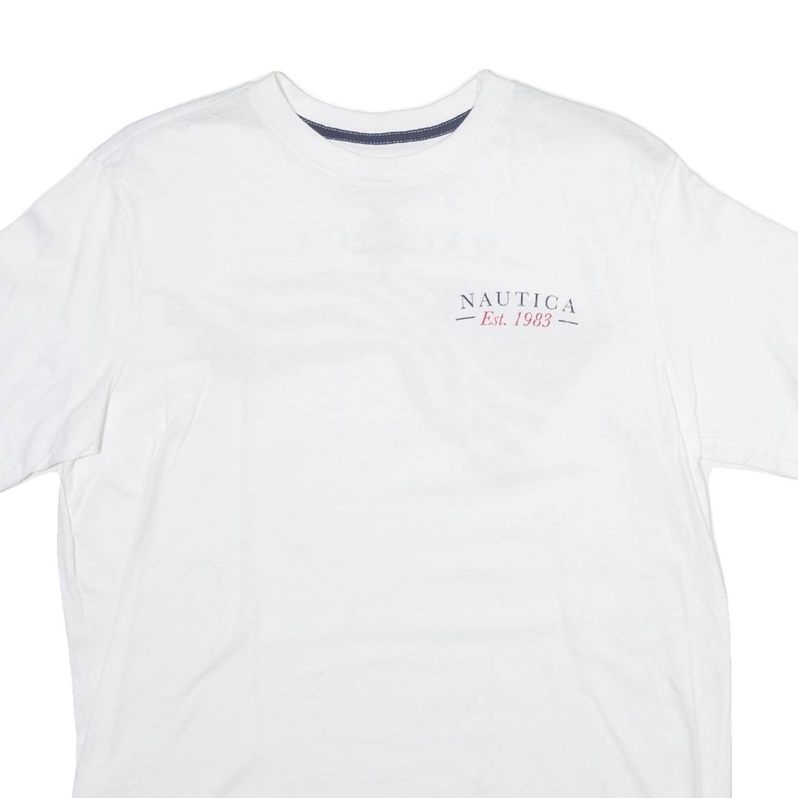 NAUTICA Mens T-Shirt White USA XS